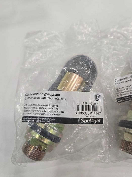 Стойка за сигнална лампа 2 бр, гъвкава DIN основа за трактори и машини