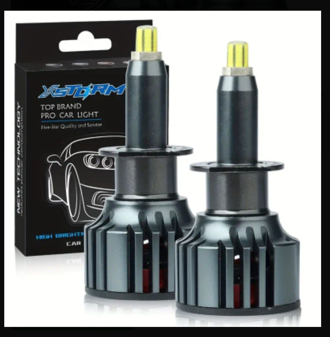 H7 LED Крушки за Автомобилни Фарове 50000LM 60W