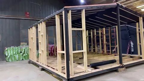 Каркасный дом...