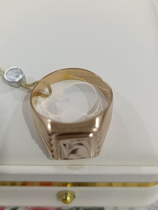 Советская заводская Мужское золотое кольцо, Проба  583, вес 5,88 р 21