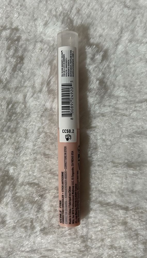 NYX fix stick 0.2 Pink коректор