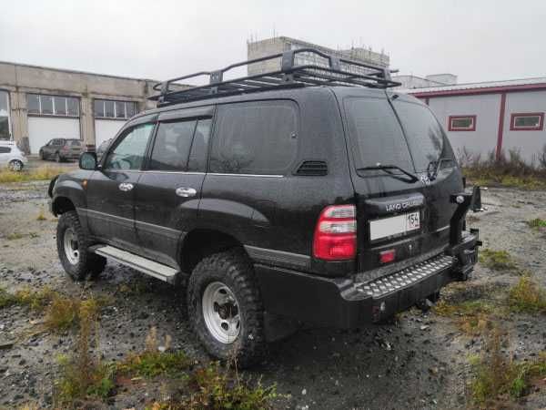 Бампер РИФ силовой задний Toyota Land Cruiser