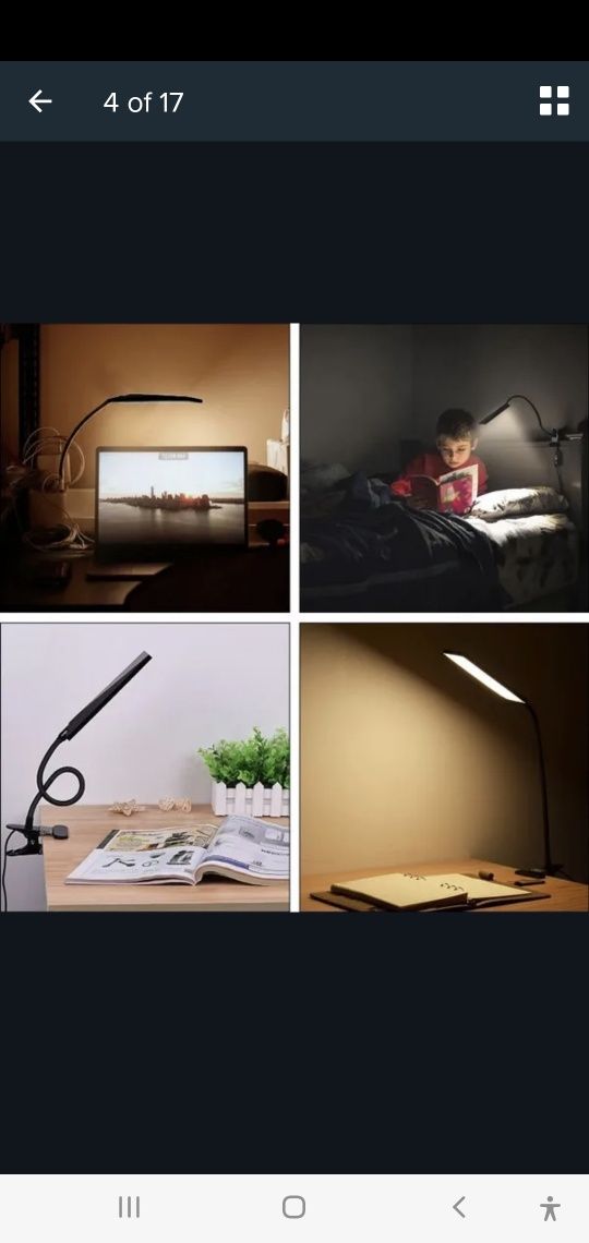 Lampa birou cu lumina led reglabila, diferite moduri de iluminare