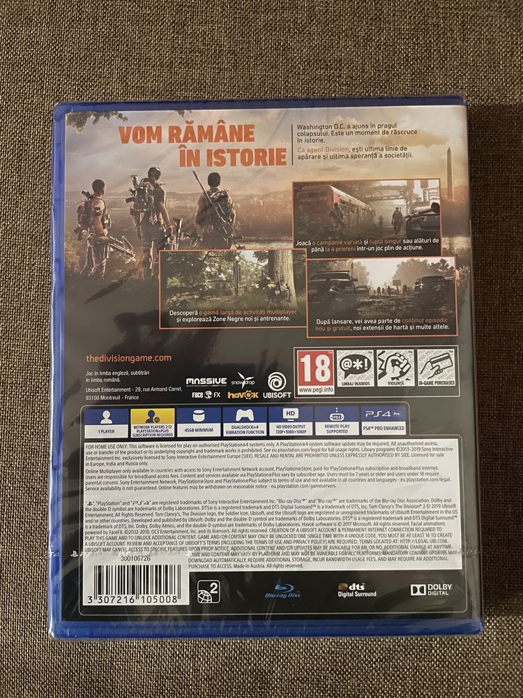 The division 2 PS4/PS5 нова