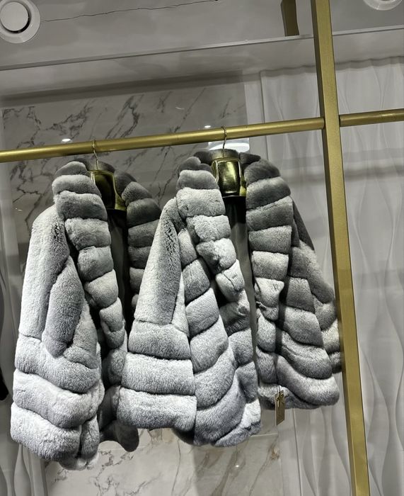 Blană naturală GRAY CHINCHILLA rex !!