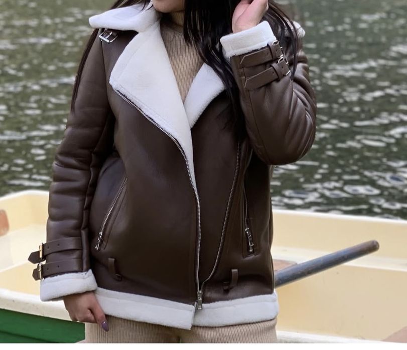 Продаи дубленку из экокожи зимняя