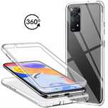 Прозрачен 360 Градуса Кейс за Xiaomi Redmi Note 11 4G / Redmi Note 11S