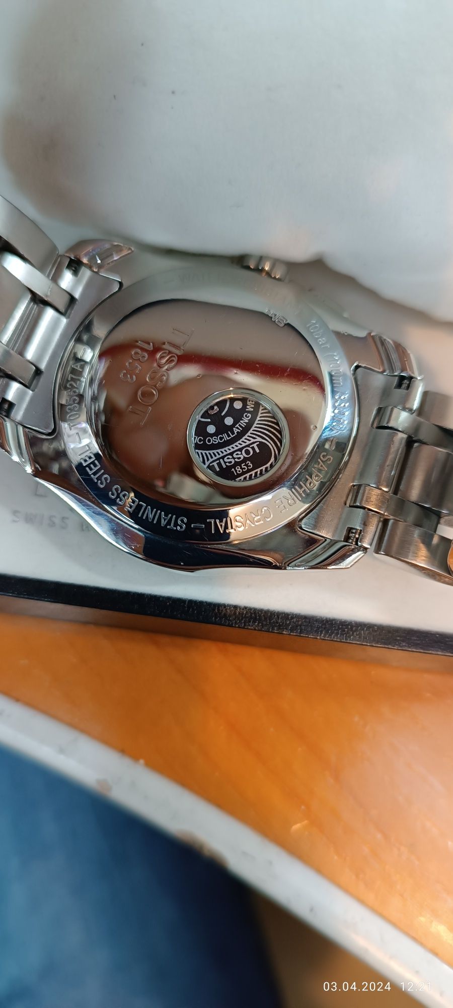 Швейцарские часы Tissot Automatic хронограф, оригинал любые проверки.
