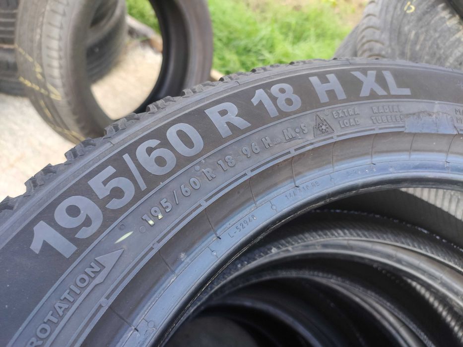 2бр Зимни гуми 195 60 18 - Semperit - DOT 2022