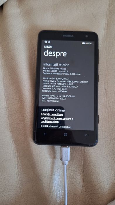 Nokia Lumia 650 funcțional