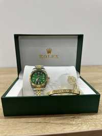 Ceas Rolex Oyster Perpetual Date Submariner Gold-Green