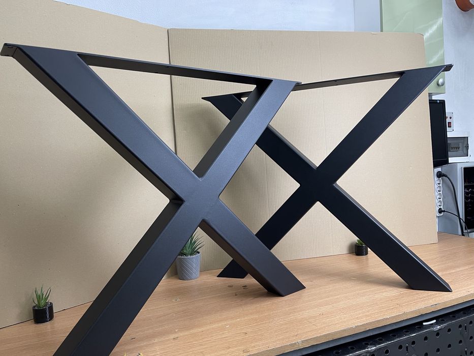 Picioare masa Model X2 (stil scandivav, metal, vopsite electrostatic)