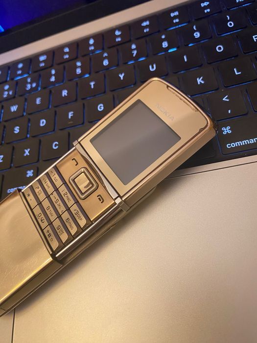 Telefon Nokia 8800 Sirocco GOLD / AURIU Silver ! Arte carbon sapphire