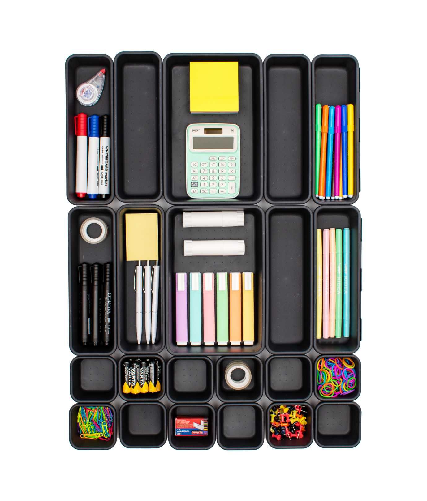 Lichidare! Cutii organizare sertare. Set de 22 piese. Pret producator.
