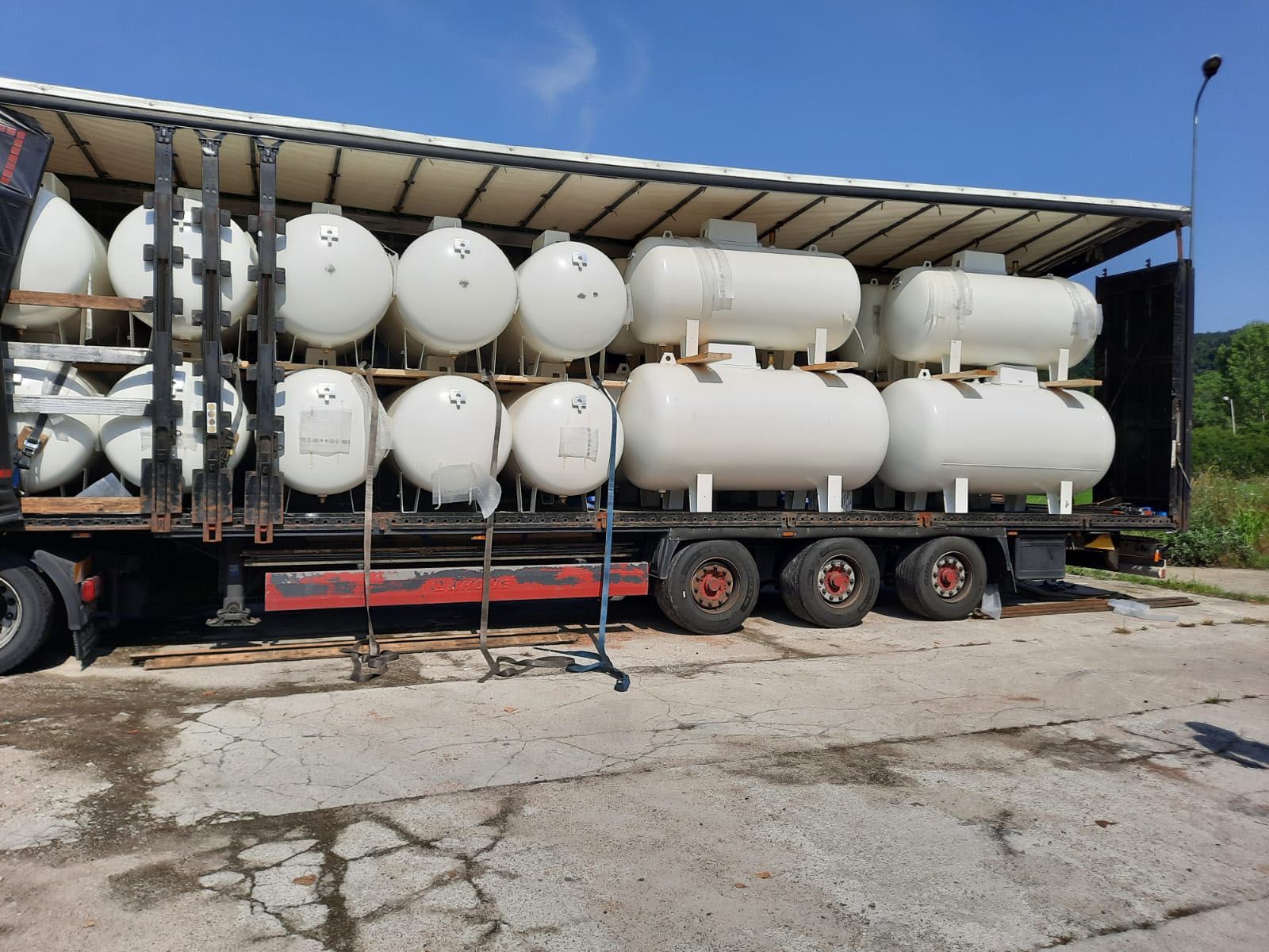 Rezervor GPL 3000 l ITALIA/Bazin GAZ, butelie GPL recipient