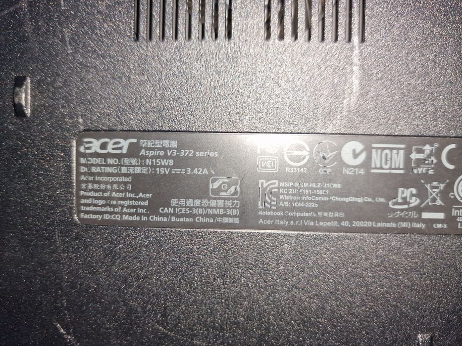 Acer V3 i5 6200U 8gb ram