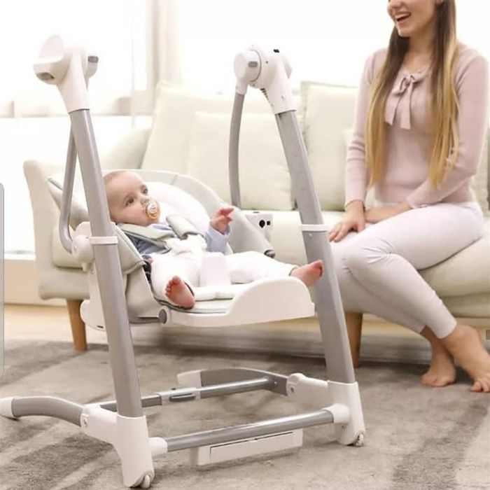 Стульчик для кормления 3 в 1 с электрокачеля шезлонг Maribel SG116