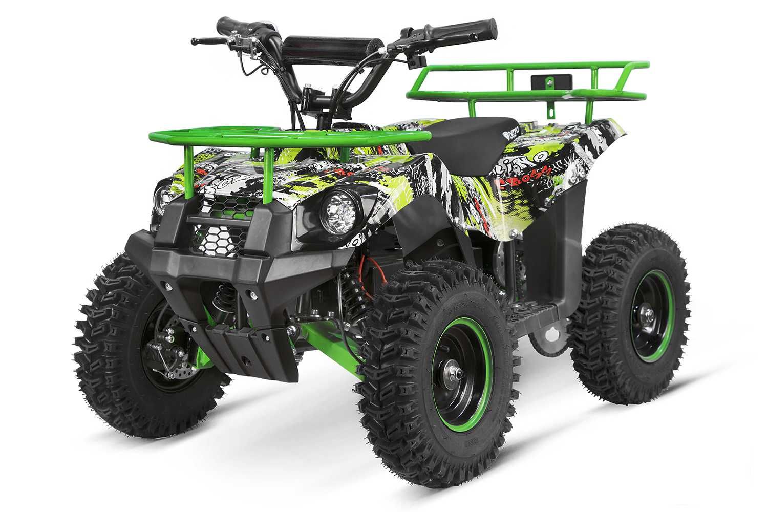 ATV electric KinderAuto Eco Torino Cross 1000W 36V #Grafiti Green