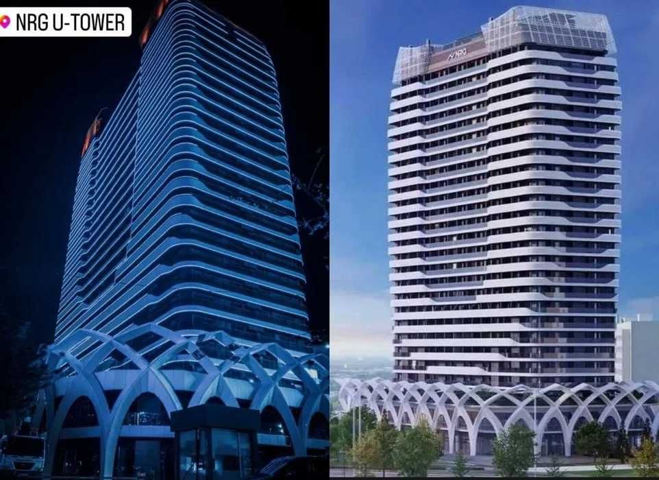 "Арзон NRG U Tower 2ком 57м2+20м2 Дружба Народов Вид Ташкент Сити‼️‼️
