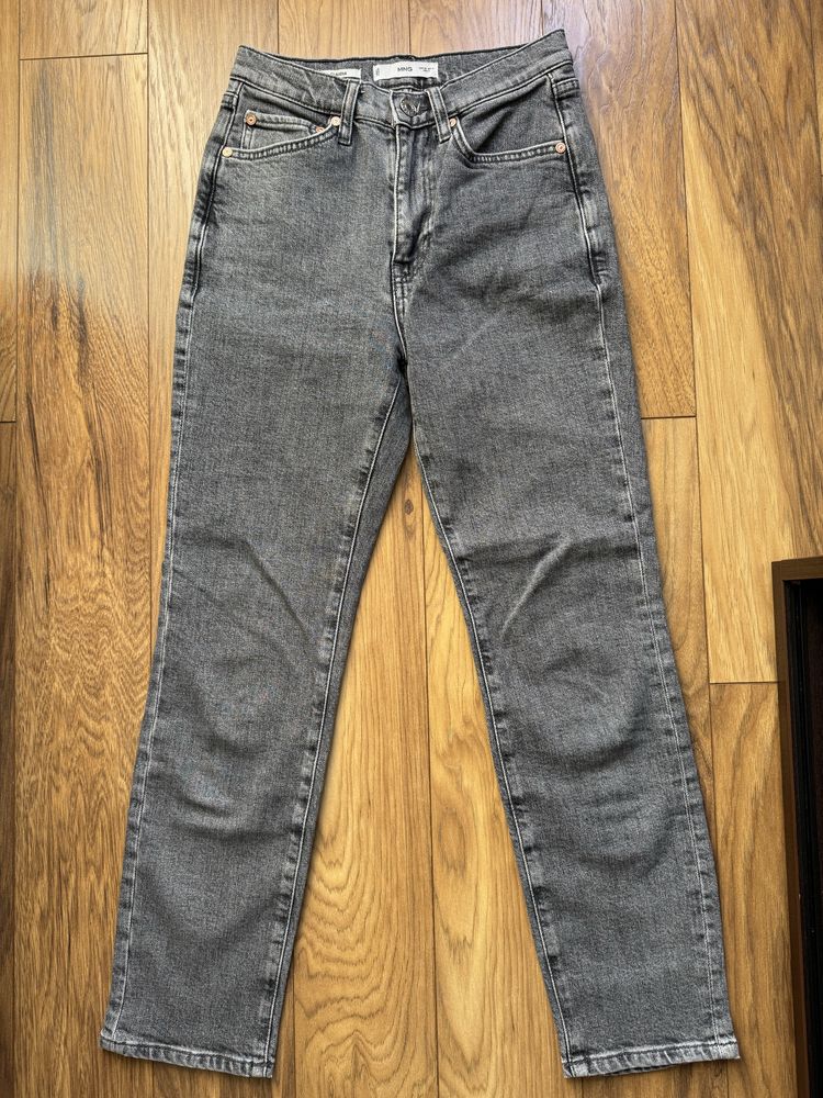 Дънки сиви Манго/Mango slim crop