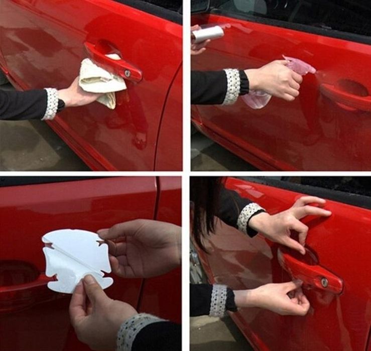 защитно фолио под автомобилните дръжки 4броя aptel / annapol ag556