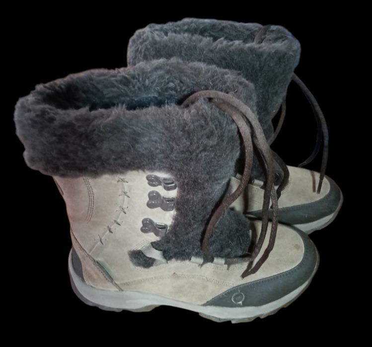 Британские  высокие ботинки,зимние, тёплые,горные ,юнисекс, HI-TEC