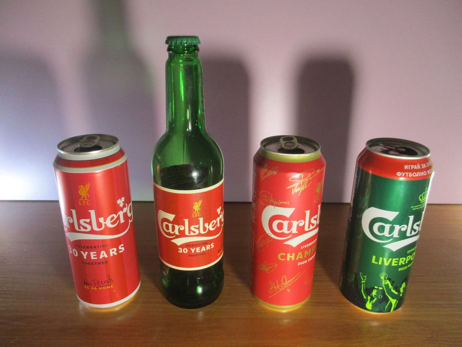 Liverpool-Ливърпул - 4 Бири Футболна Колекция