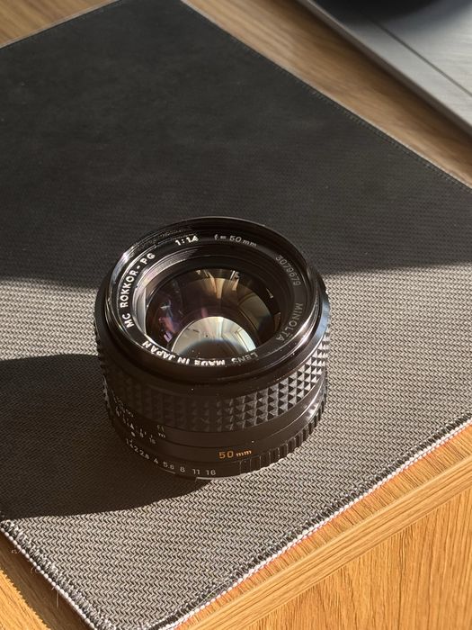 Minolta 50mm f1.4 MD