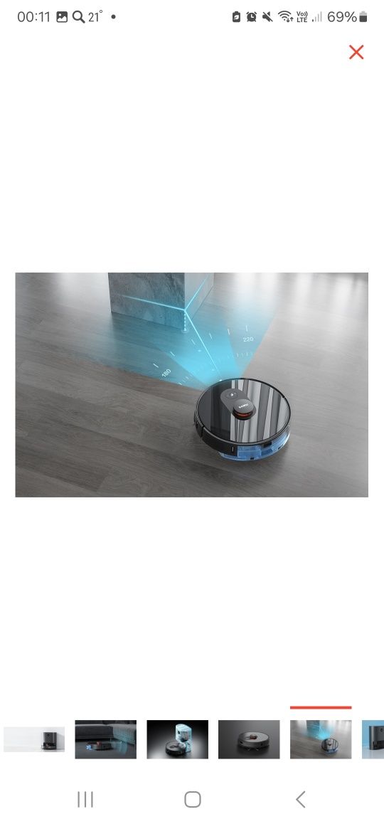 Продам робот пылесос ROIDMI Eve Plus SDJ10RMB