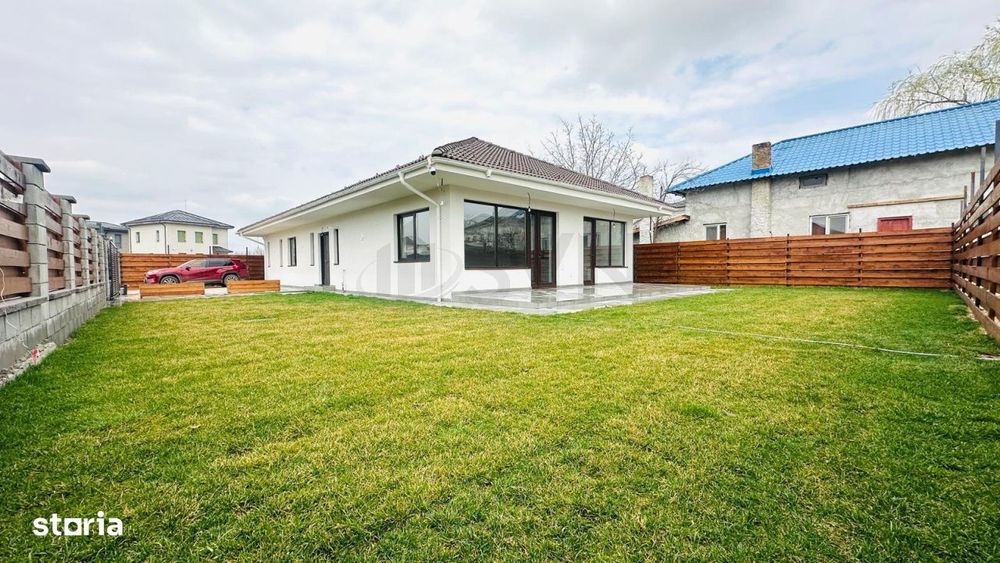 Vila pe un singur nivel 600 mp teren Corbeanca central