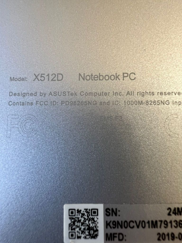 Laptop Asus Vivobook X512D Amanet BKG