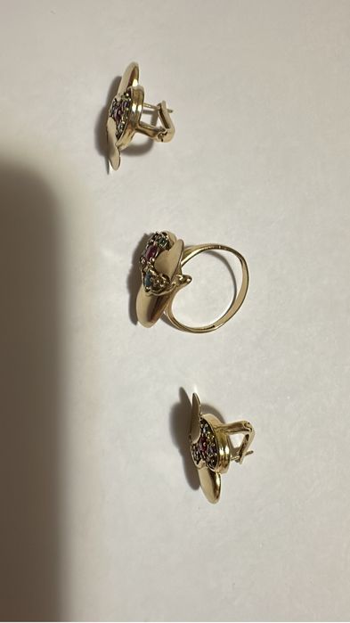 Vand set cercei si inel