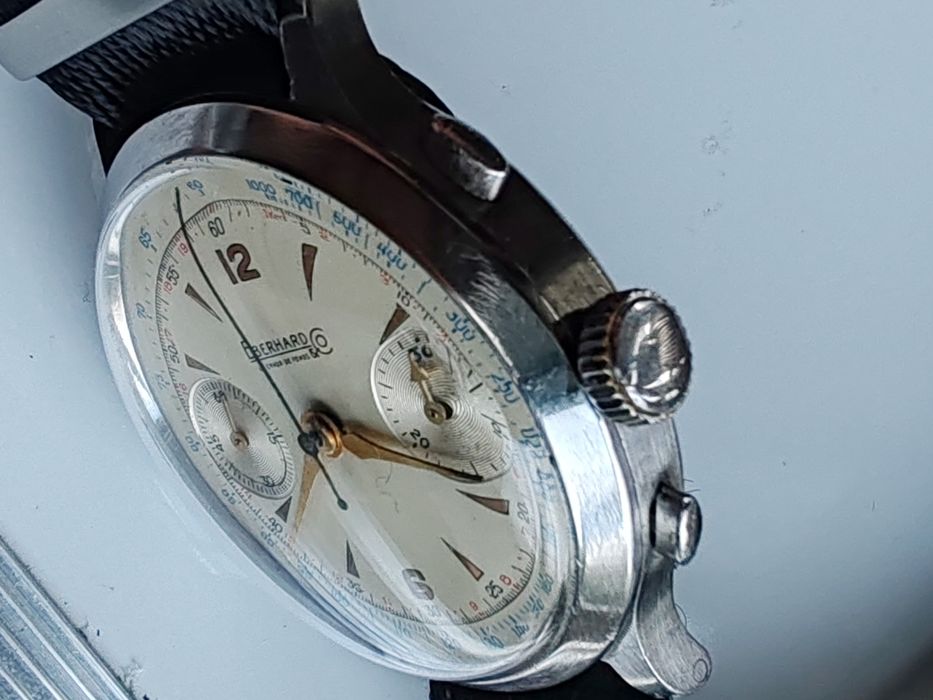 Ceas Eberhard&Co Chronograph Monopulsant Jumbo 40 mm Anii'40