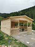 Foisoare si terase din lemn 3.4 x 4.1m