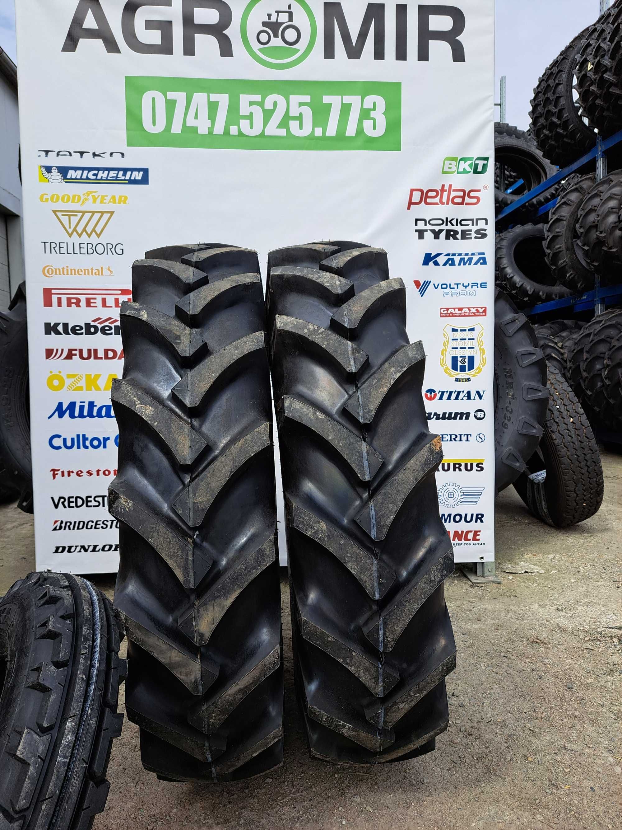 12.4-32 marca OZKA 8PLY anvelope noi tractor cauciucuri cu garantie