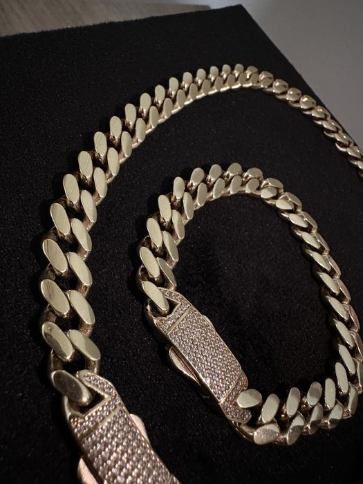 Lant si bratara cuban 14k