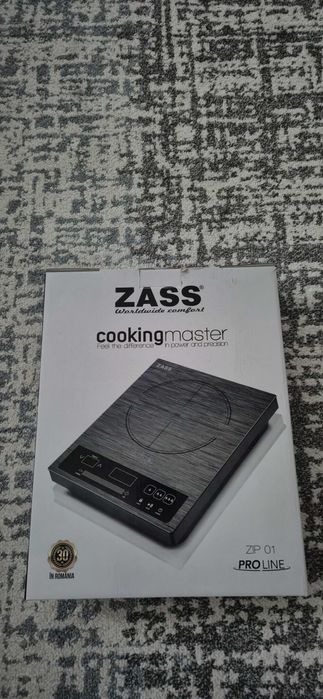 Plita electrica cu inductie Zass ZIP 01, 2000 W / negru