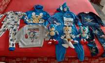 Lot  mare Ariciul  Sonic haine marimea 5 6 ani 110 116