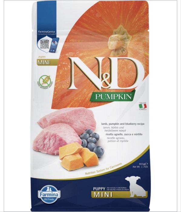 FARMINA N&D GF Pumpkin Puppy Mini - Hrană uscată
