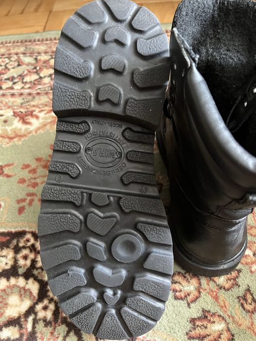 Ghete de piele naturala imblanite Politia Romana