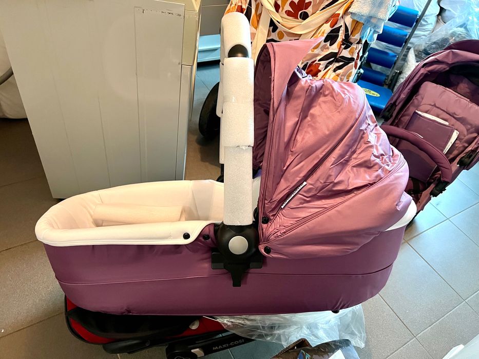 Бебешка количка Foppapedretti Tuo лилава с две приставки