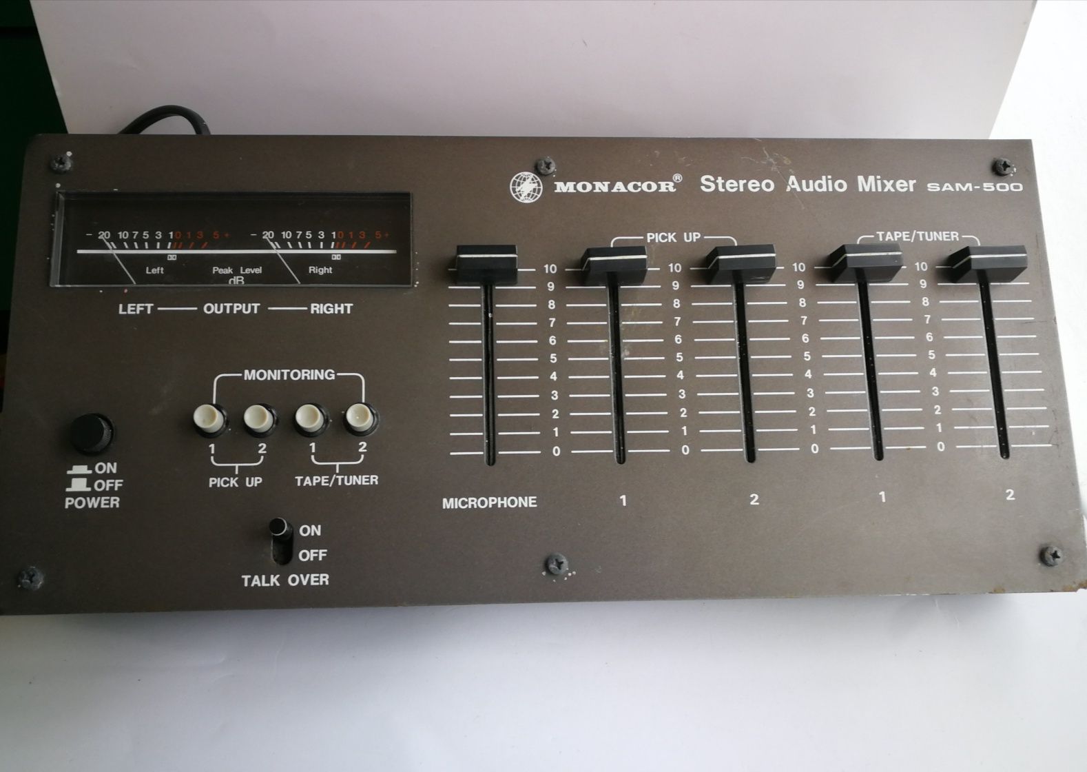 Monacor Stereo Audio Mixer SAM-500