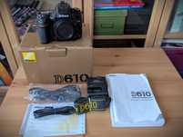 NIKON D 610 full frame amator 10.000 k ca NOU