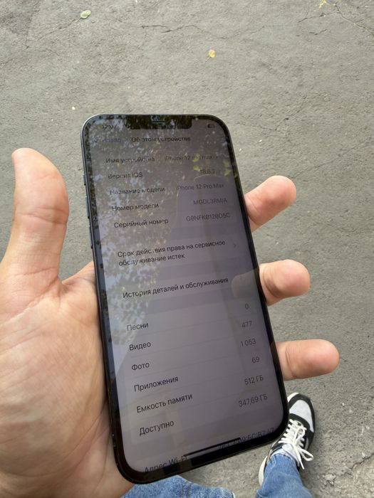 Iphone 12 pro max 512gb full