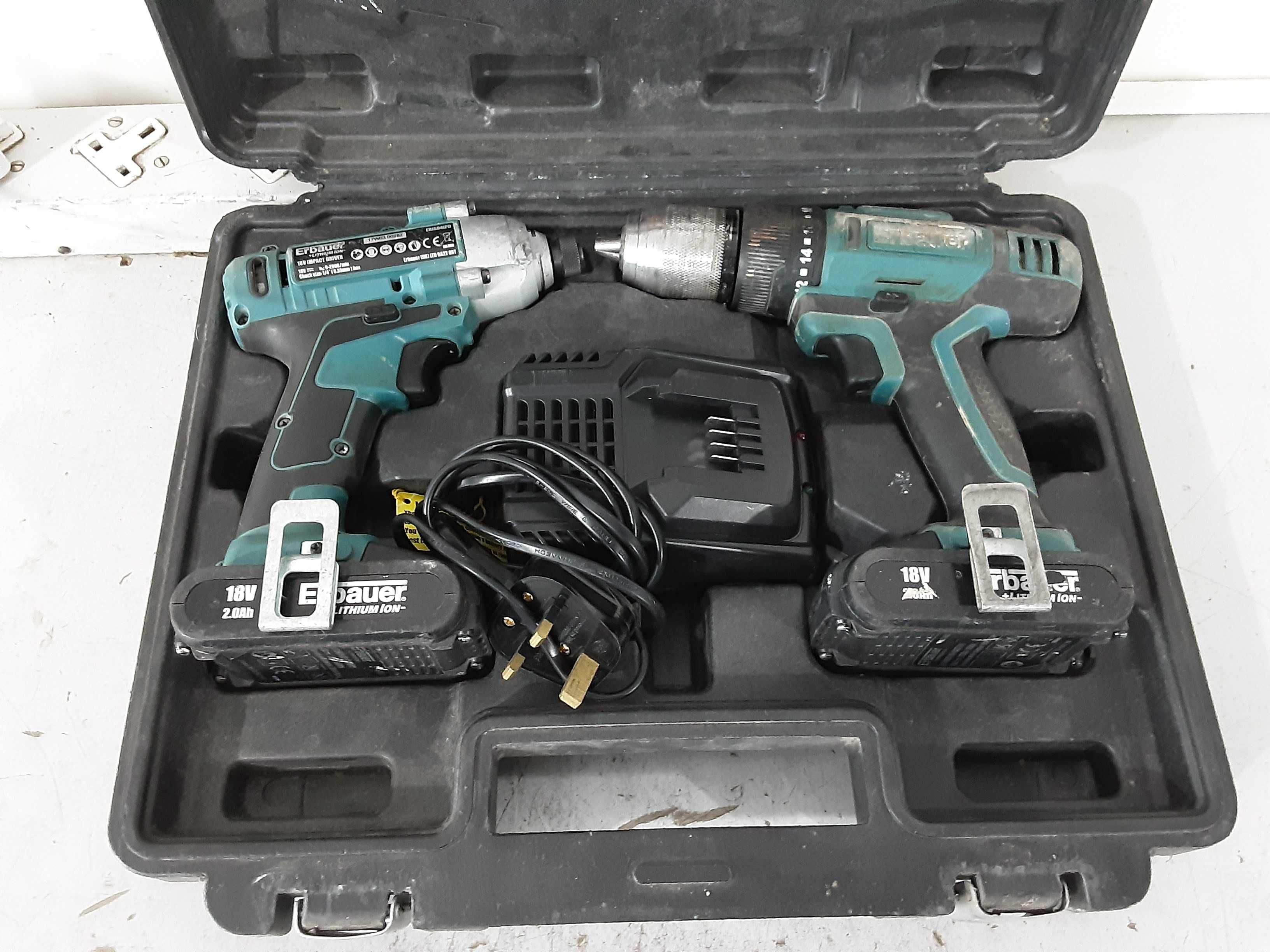 Винтоверт и импактор - Erbauer 18 V li ion