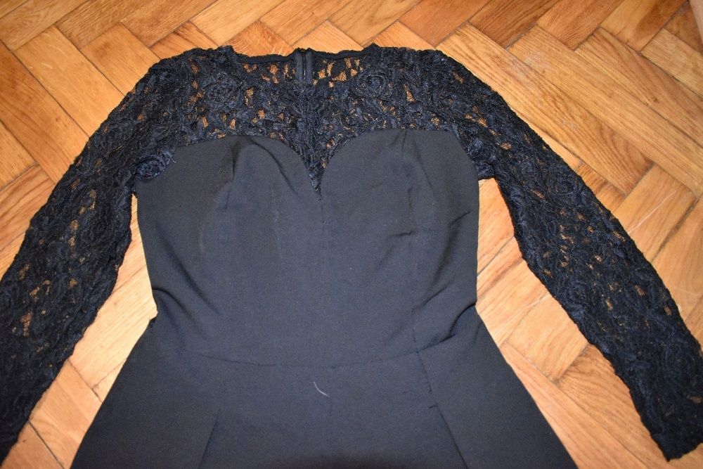 Salopeta dama cu dantela