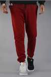 Pantaloni Sport Trening Visiniu
