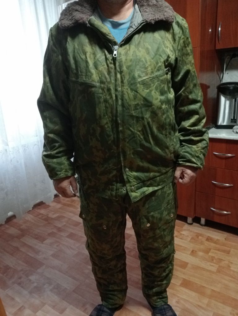 Зимние бушлат и комбез в комплекте.