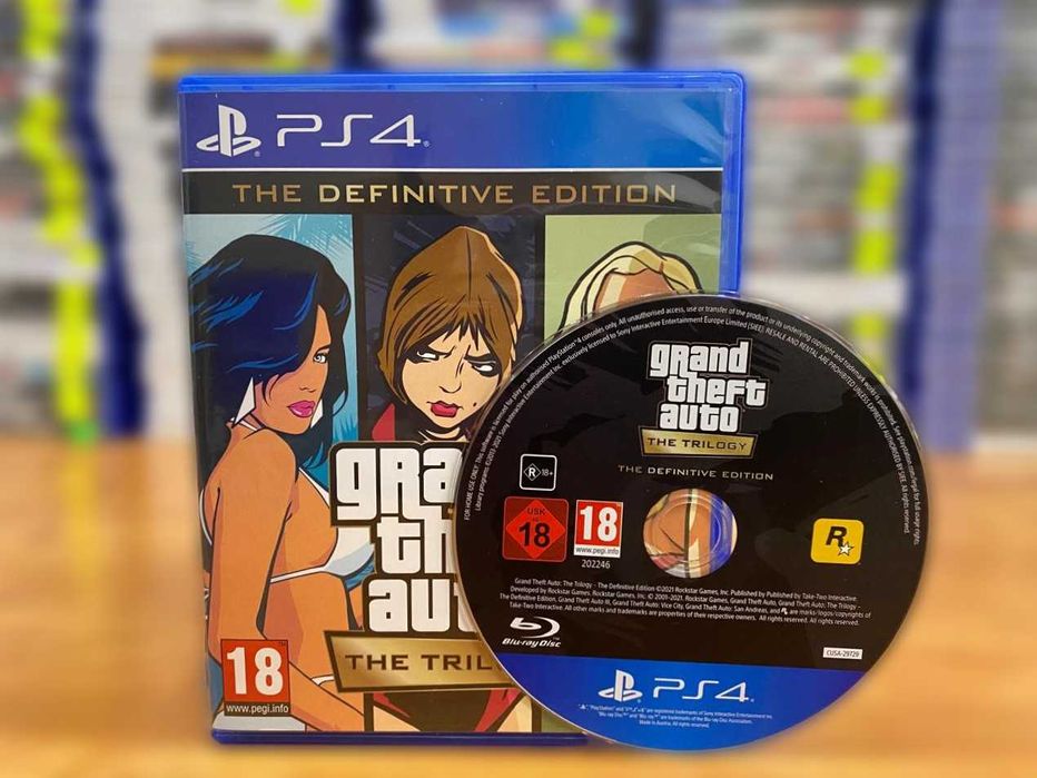 GTA Trilogy PS4/PS5 ГТА Трилогия Пс4 Большой Выбор Игр