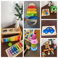Детски играчки/музикални/книги на Fisher price,Goki,HAPE,Ravensburger